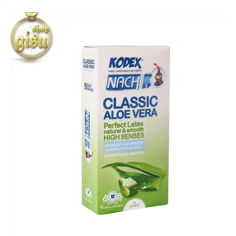 کاندوم کدکس مدل کلاسیک آلوئه ورا (Classic Aloevera kodex) — تصویر ۳
