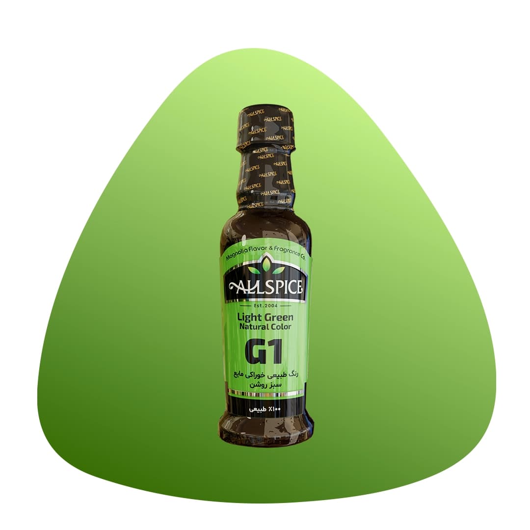 رنگ طبیعی خوراکی سبز روشن(G1) 50 گرمی آلس پایس — تصویر ۲