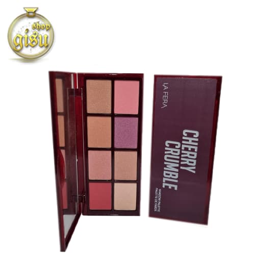 سایه 8 رنگ لافرا مدل Cherry Crumble چری کرامبل (LA fera Shadow)