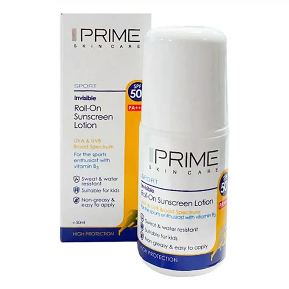 لوسیون ضدآفتاب رولی بیرنگ پرایم SPF50 مدل Sport حجم 50 میلیلیتر — تصویر ۳