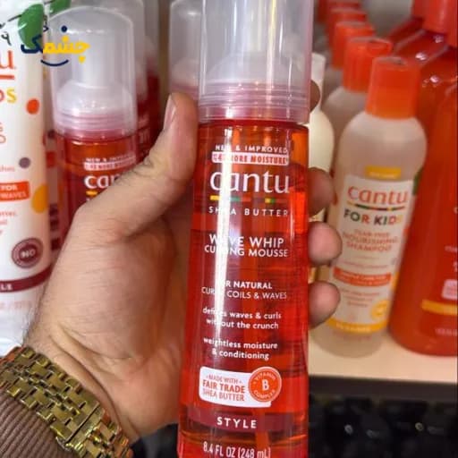 موس مو کنتو | Cantu Wave Whip Curling Mousse — تصویر ۷