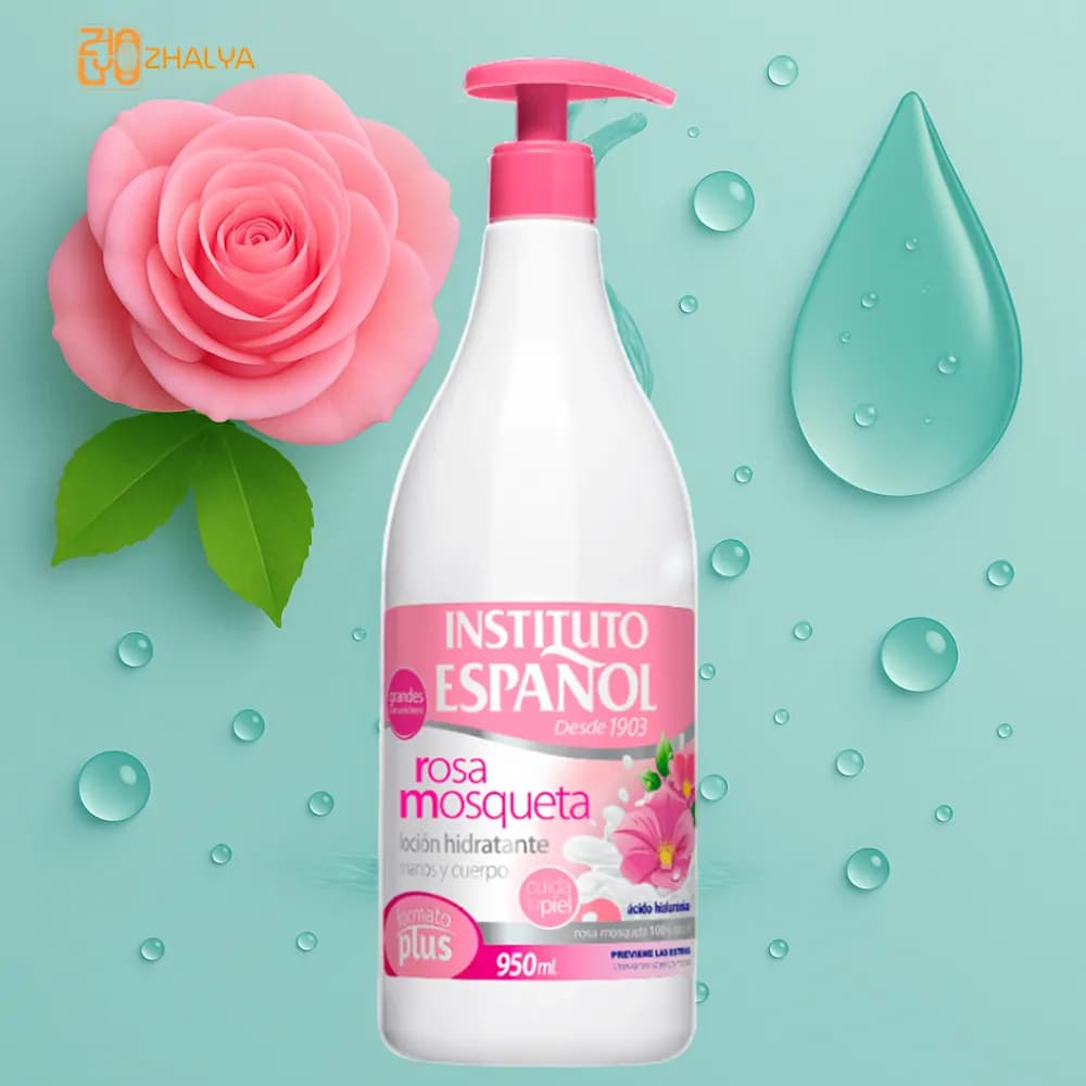 لوسیون بدن گل رز اسپانول – حجم 950ml — تصویر ۶
