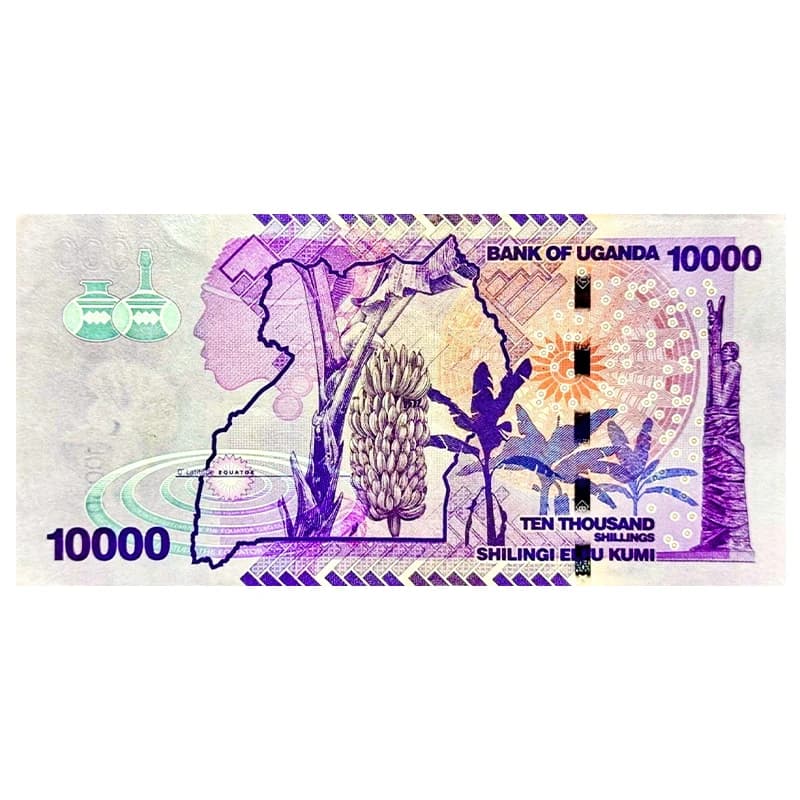 اسکناس 10000 شیلینگ اوگاندا 2023 — تصویر ۷