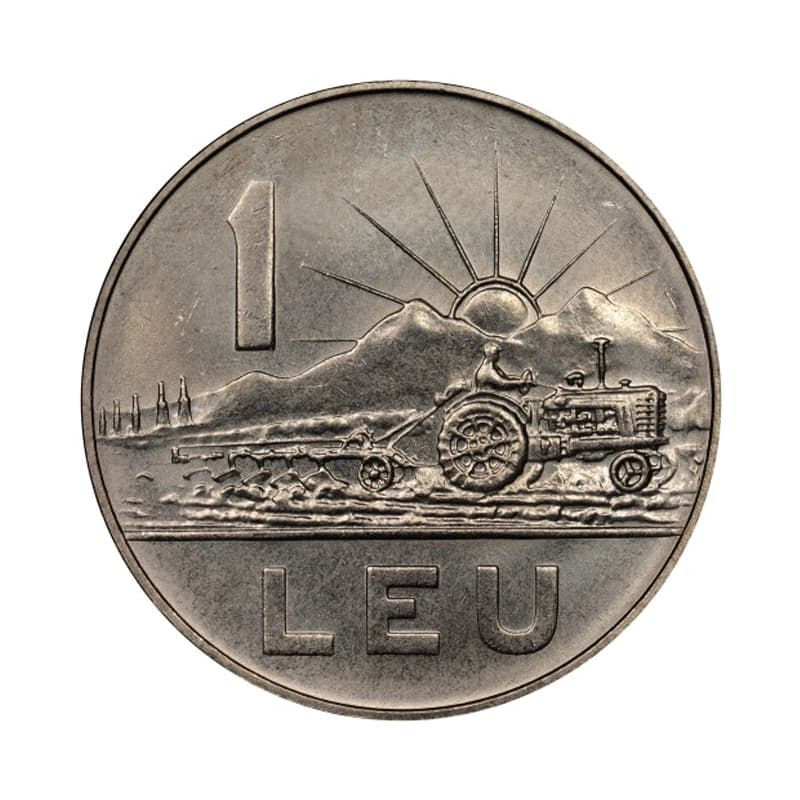 سکه 1 لئو رومانی 1966 — تصویر ۳