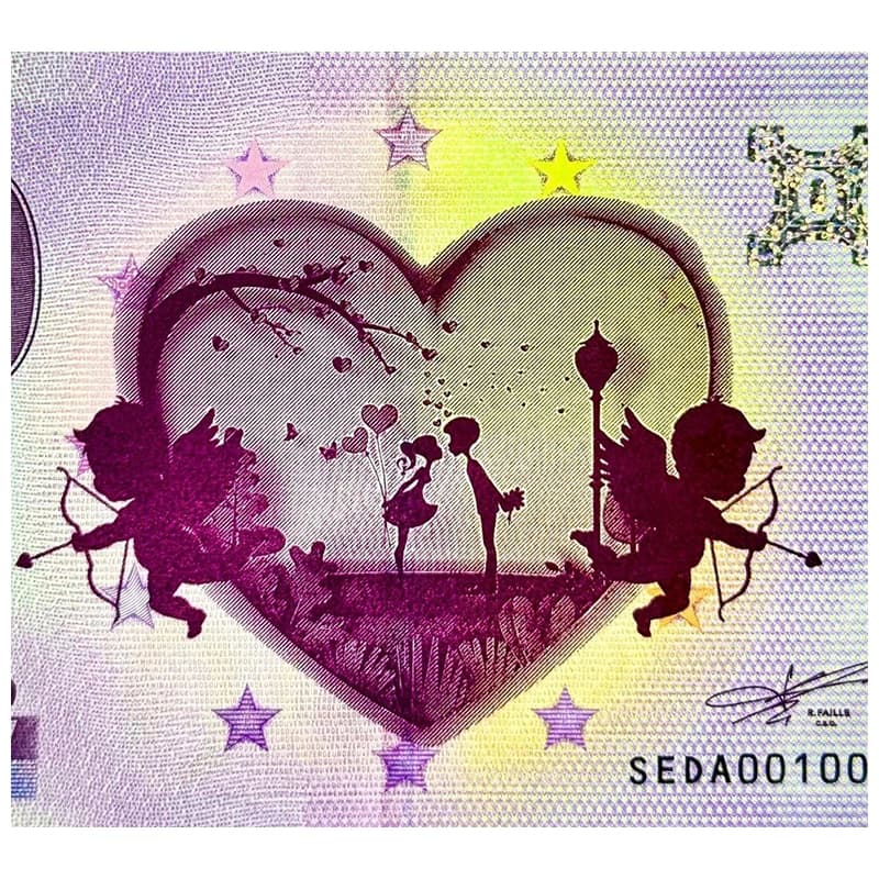 اسکناس صفر یورو روز ولنتاین 2023 San Valentino — تصویر ۸