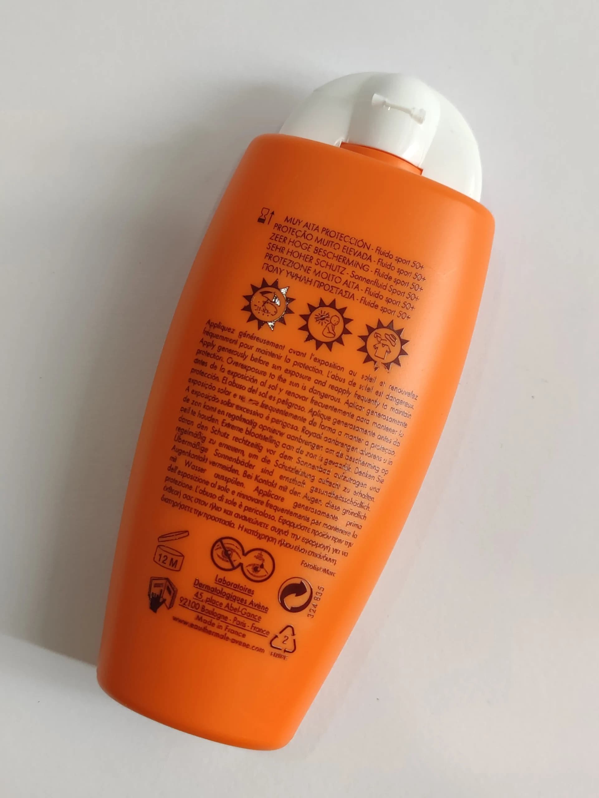 کرم ضد آفتاب فلوییدی اسپرت اون 100 میل (Avene) — تصویر ۴