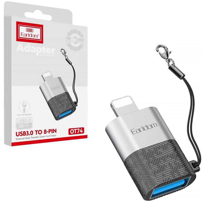 مبدل USB به LIGHTNINIG ارلدام مدل ET-OT74 — تصویر ۴