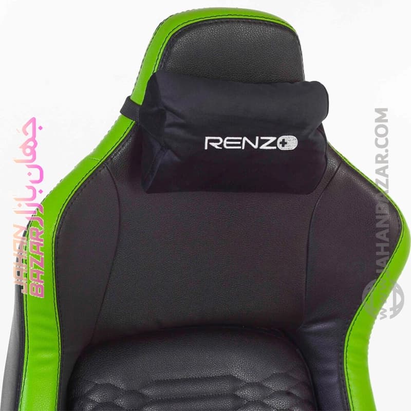 صندلی گیمینگ رنزو مدل RENZO Royal Forest Green سبز جنگلی — تصویر ۲