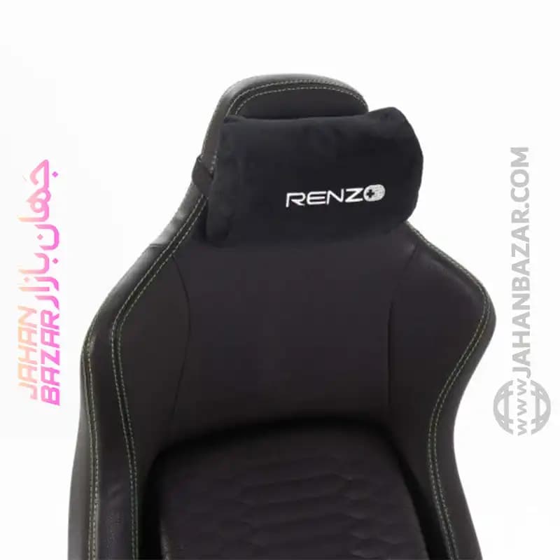 صندلی گیمینگ رنزو رویال مدل RENZO Royal Green مشکی سبز — تصویر ۷