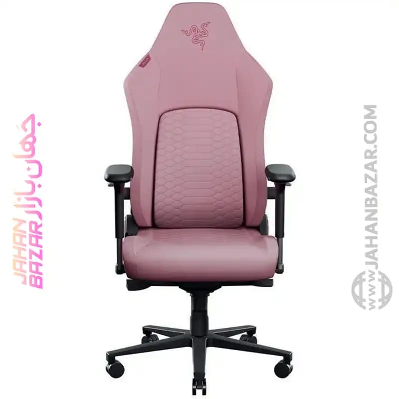 صندلی گیمینگ ریزر Razer مدل Razer Iskur V2 NEWGEN Quartz صورتی — تصویر ۹