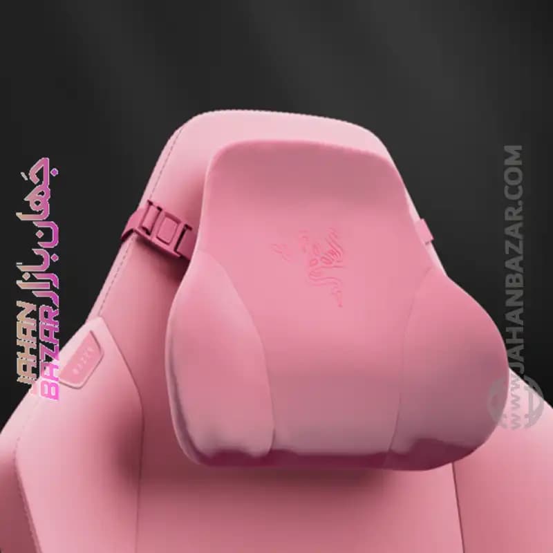 صندلی گیمینگ ریزر Razer مدل Razer Iskur V2 NEWGEN Quartz صورتی — تصویر ۳