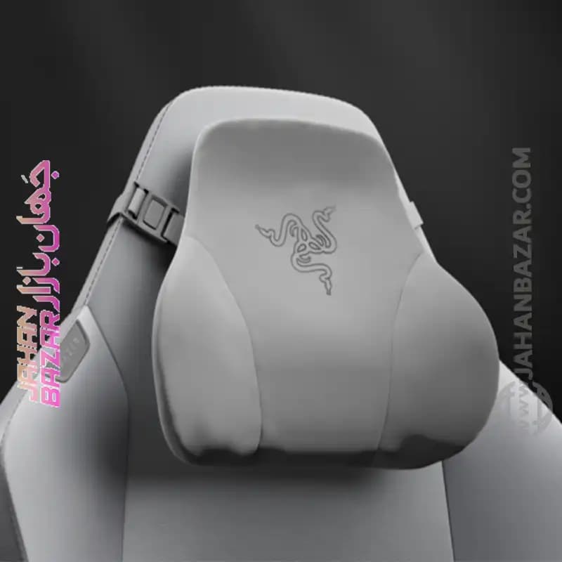 صندلی گیمینگ ریزر Razer مدل Iskur V2 NEWGEN Light Gray خاکستری — تصویر ۵