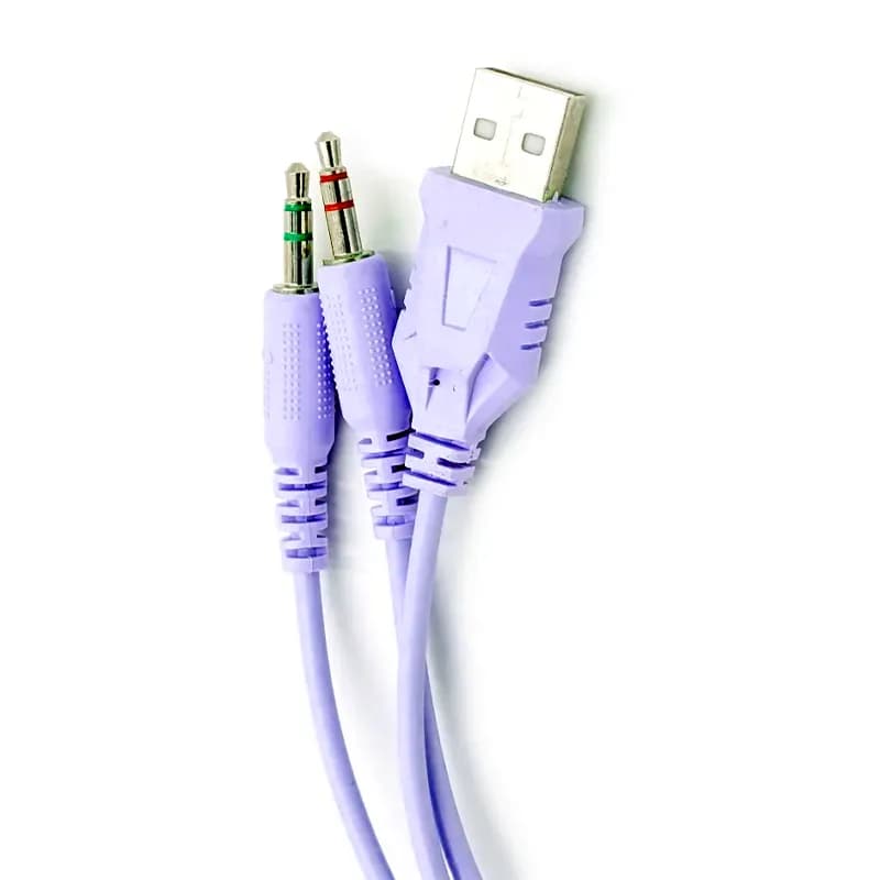 هدست سیم دار RGB گیمینگ مدل N76 — تصویر ۶