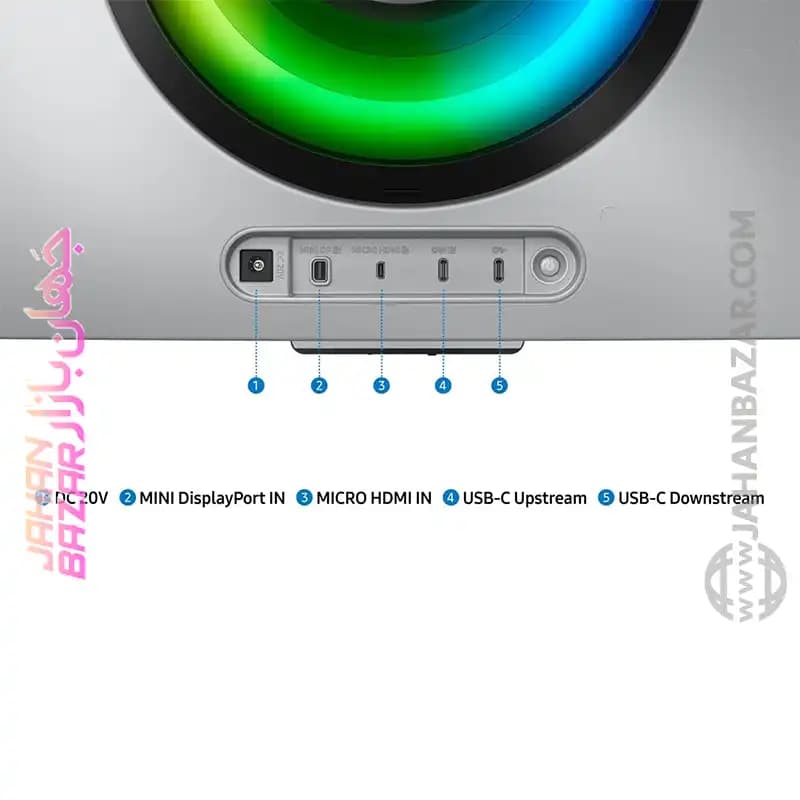 مانیتور خمیده گیمینگ 34 اینچ OLED سامسونگ SAMSUNG مدل LS34BG850 — تصویر ۳
