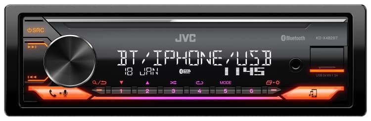 پخش جی وی سی JVC KD-X482BT — تصویر ۲