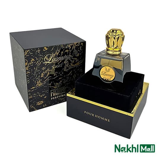 ادکلن مردانه لاکچری گلد فیکورس Luxury gold (آمبرنومد لویی ویتون) حجم 80 میلی لیتر — تصویر ۷