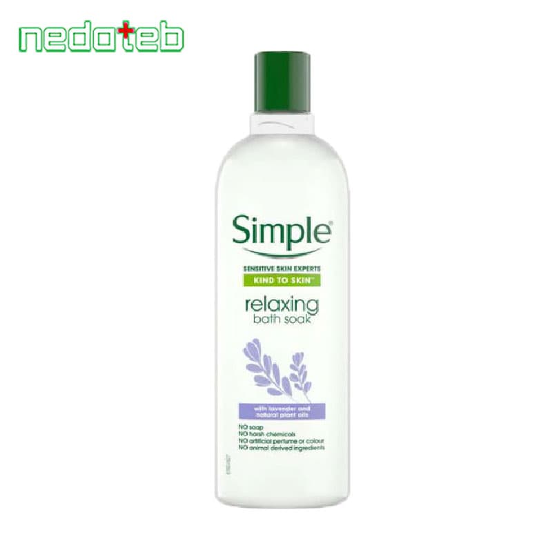 کف حمام آرامش بخش سیمپل مدل relaxing bath soak حجم 400ml — تصویر ۲