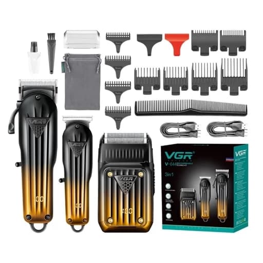 ست ماشین اصلاح حرفهای وی جی آر مدل V-644 ۳ عددی — تصویر ۶
