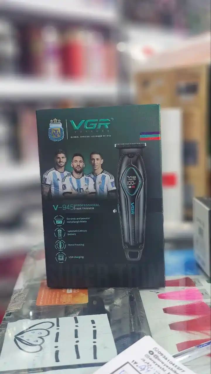 ماشین اصلاح خط زن وی جی آر مدل VGR V-945 ریش تراش شیور خط زن حجم زن — تصویر ۷