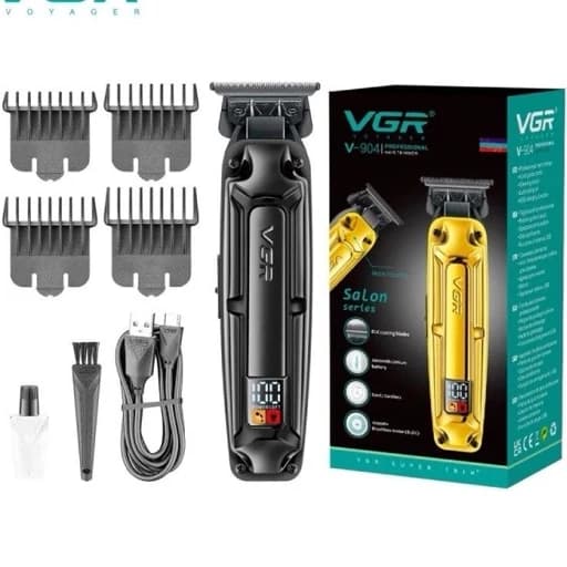 ماشین اصلاح وی جی آر (VGR) مدل V-904 با تیغه استیل ضدزنگ و برش مستقیم ۴ عددی — تصویر ۶