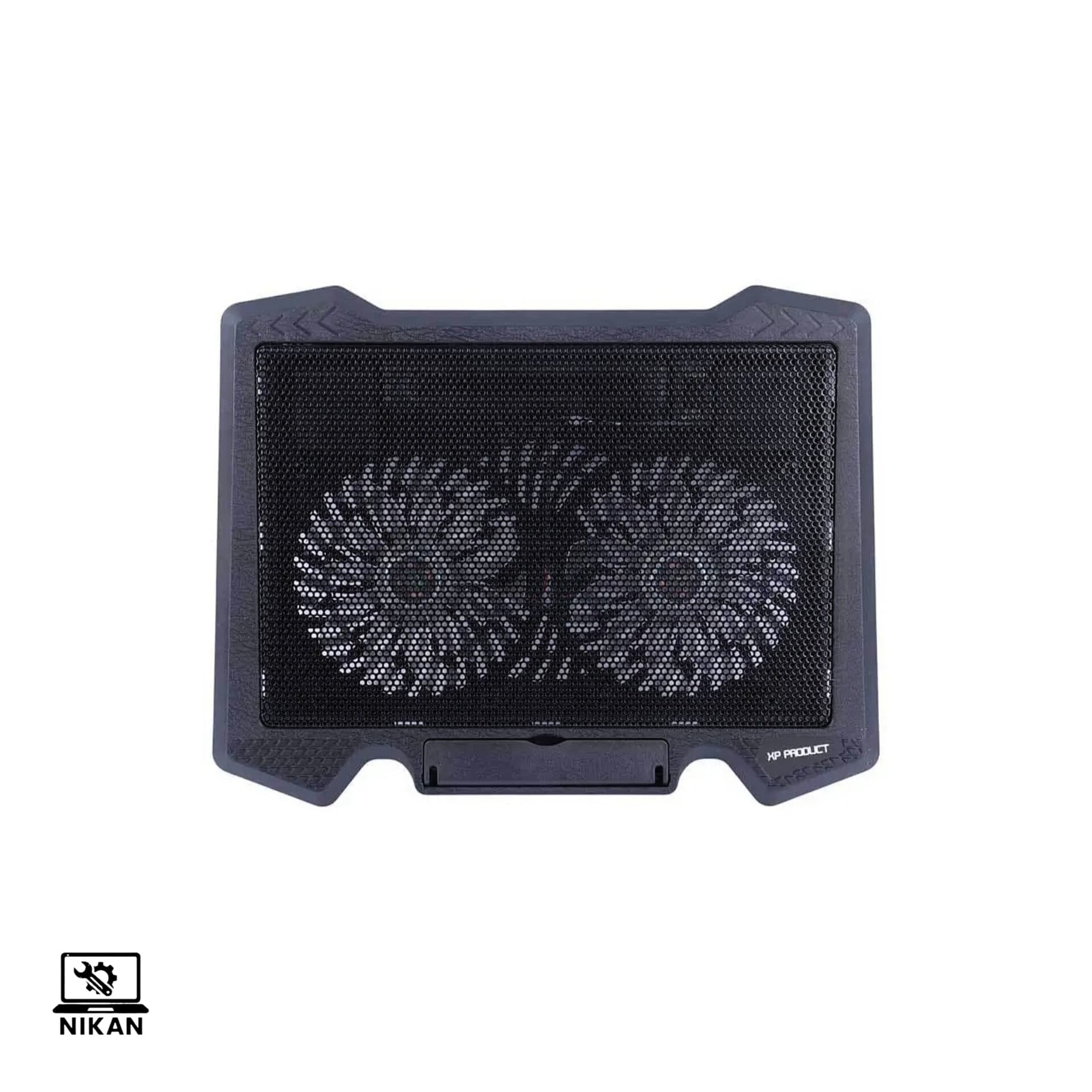 کولپد لپ تاپ XP-Product مدل XP-F95P – خنک کننده قوی با نورپردازی LED و تنظیم ارتفاع برای لپ تاپ ۱۵.۶ اینچی | XP-Product Laptop Cooling Pad Model XP-F95P – Powerful Cooler with LED Lighti