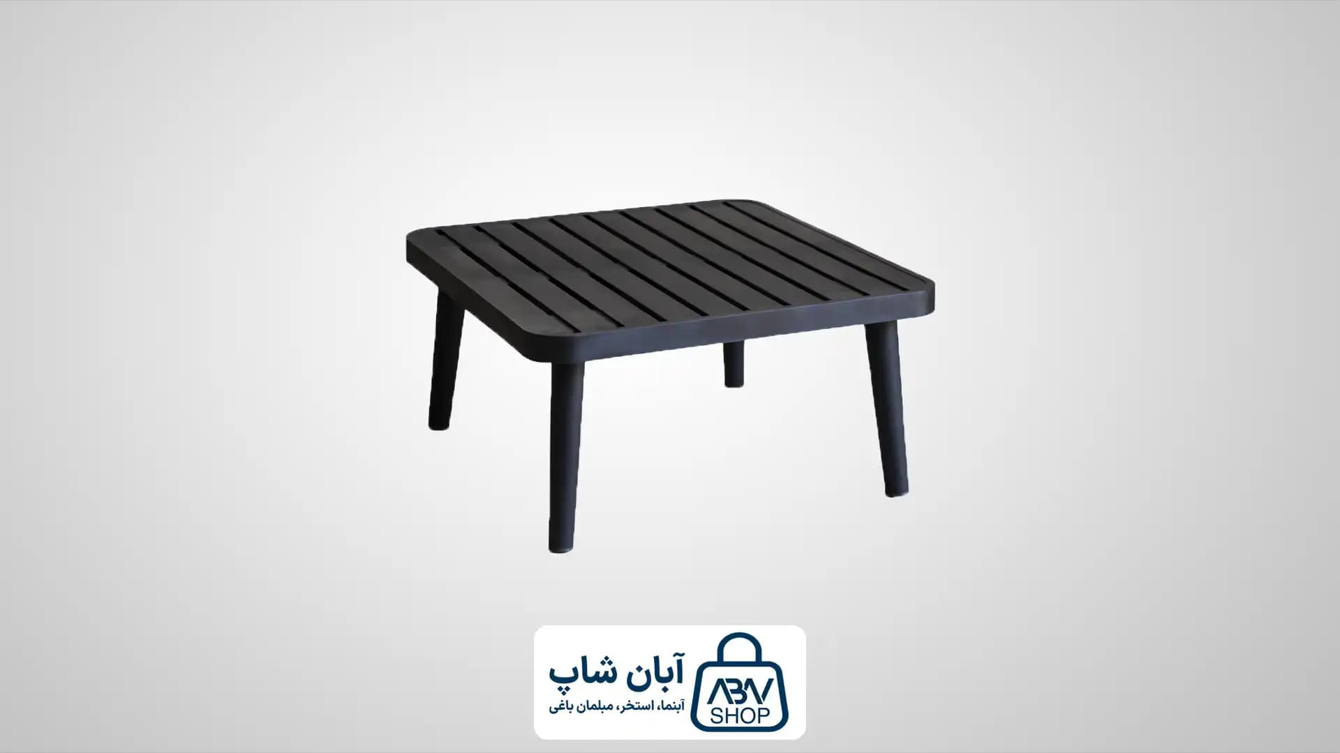 میز قهوه خوری پلاستیکی چهار نفره PTC4 102