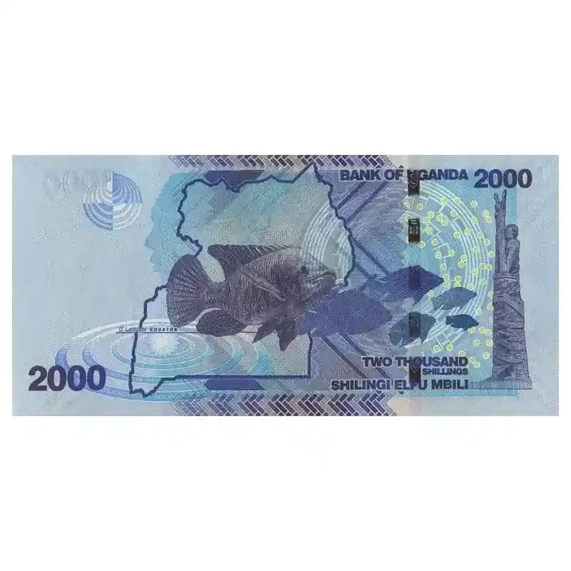 اسکناس 2000 شیلینگ اوگاندا — تصویر ۳