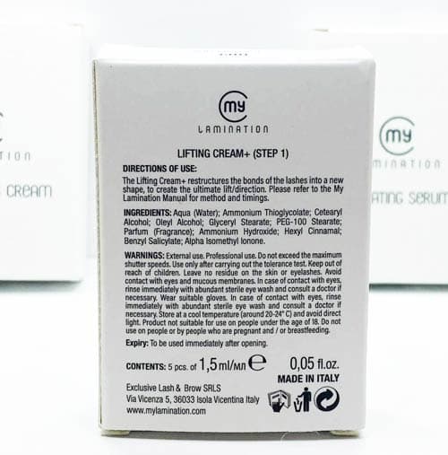 مواد لیفت مایلمینیشن My Lamination Lift ایتالیای اورجینال — تصویر ۴
