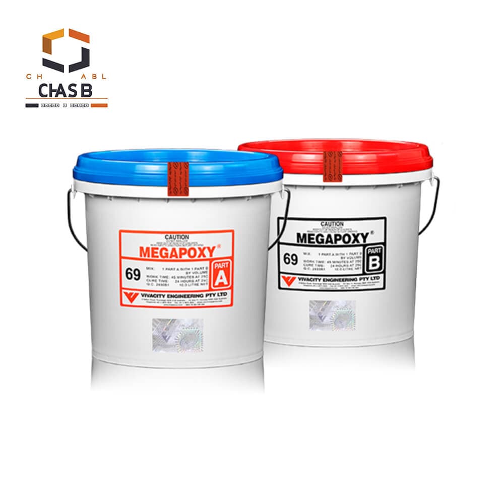چسب اپوکسی 69 شفاف مگاپوکسی MEGAPOXY 69 21kg — تصویر ۴