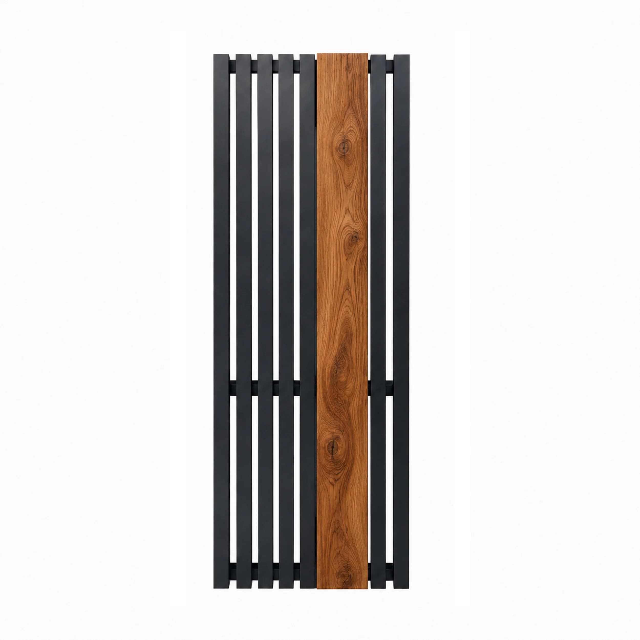 رادیاتور ایستاده هاتیپس مدل استیل آلترمو سایز 50*140 مشکی — تصویر ۳