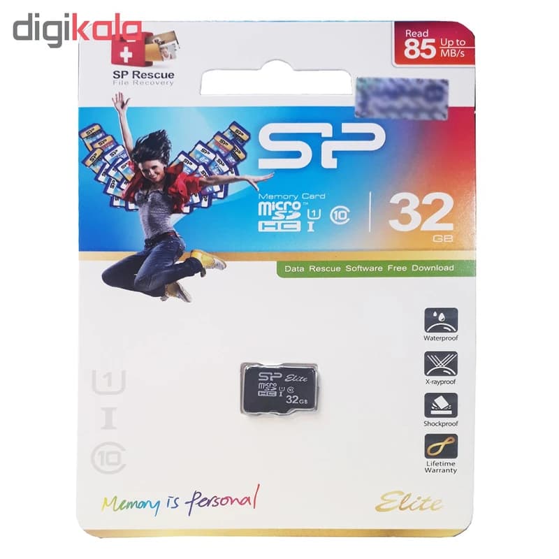 کارت حافظه microSDHC سیلیکون پاور 32گیگ مدل Elite کلاس 10 استاندارد UHS-I U1 سرعت 85MBps — تصویر ۵