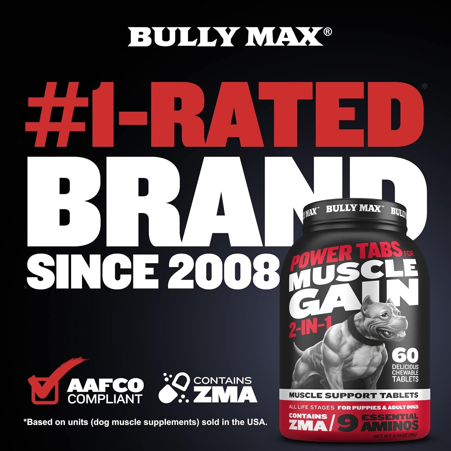 مکمل عضلهساز سگ بولی مکس Bully Max Muscle Gain — تصویر ۵