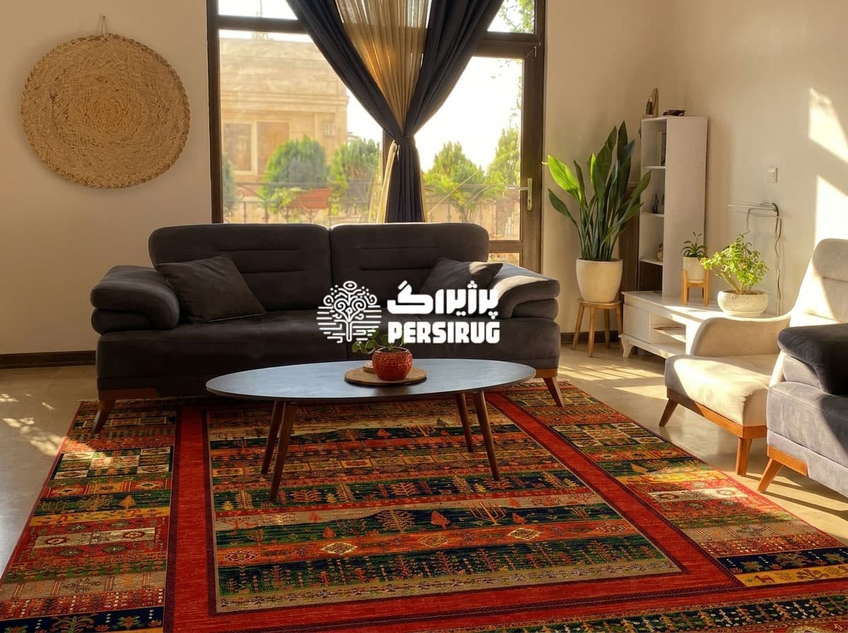 فرش ماشینی طرح کادوس — تصویر ۴
