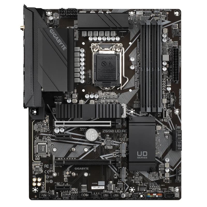 باندل کارکرده مادربرد گیگابایت Z590 UD AC با Core i9 11900K — تصویر ۸