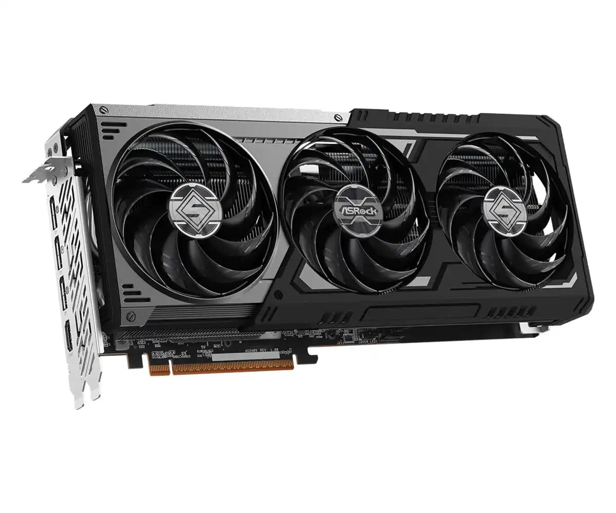 کارت گرافیک ازراک مدل AMD Radeon RX 9070 XT Steel Legend Dark 16GB — تصویر ۱۰