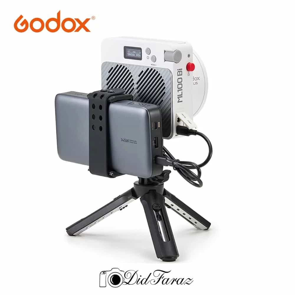 کیت ویدیولایت پرتابل گودکس Godox ML100Bi Bi-Color Portable LED Light — تصویر ۱۱
