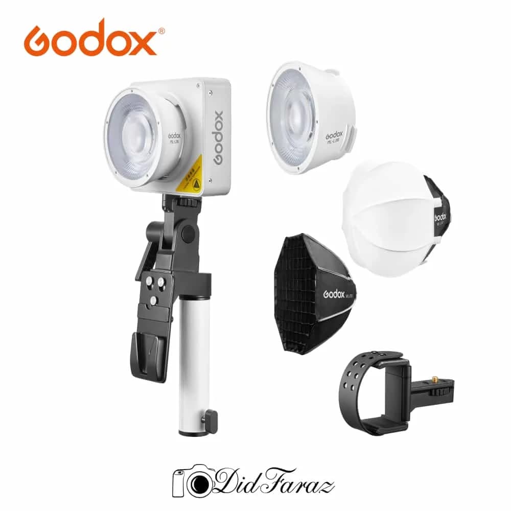 کیت ویدیولایت پرتابل گودکس Godox ML100Bi Bi-Color Portable LED Light — تصویر ۱۲