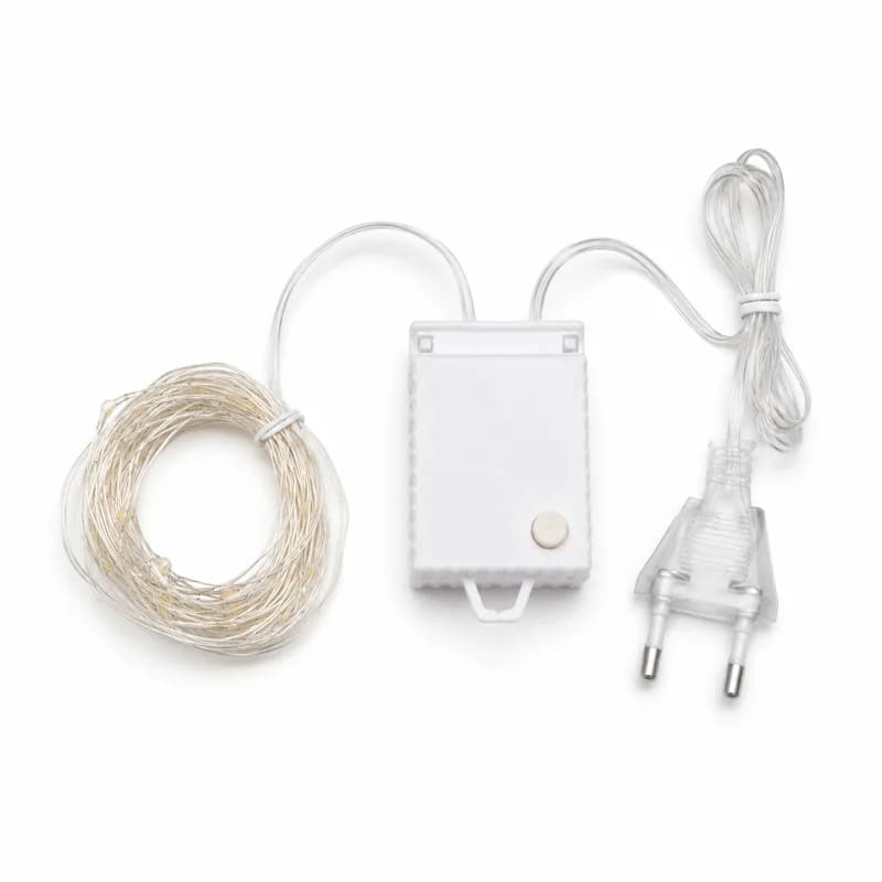 ریسه LED خارجی مفتولی 10متری 100چراغ برقی — تصویر ۷
