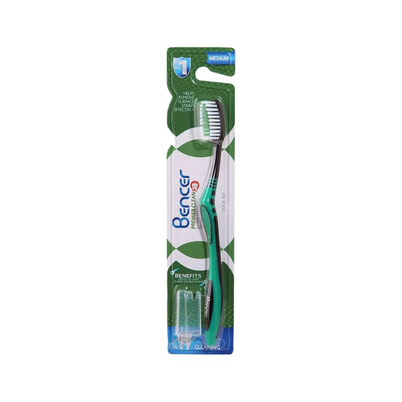مسواک بنسر مدل Premier Clean با برس متوسط بسته 3 عددی — تصویر ۶