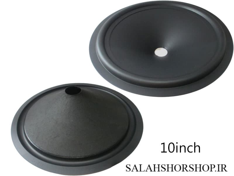 صفحه بلندگو 10 اینچ کاغذی با فوم لاستیکی گلویی 25mm — تصویر ۲
