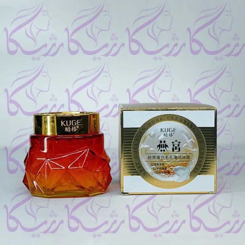 ژل لایهبردار صورت کریستال یخی کلاژندار کاج
