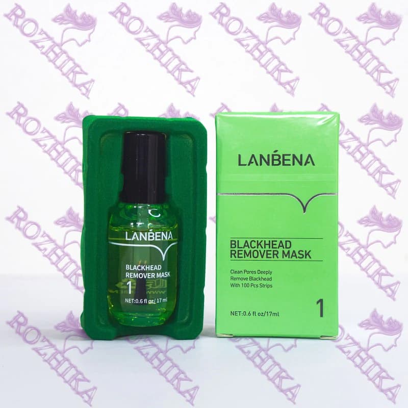 چسب بینی لاکی لانبنا 17 میلیلیتر + 100 ورق (پاکسازی جوش سرسیاه) — تصویر ۲