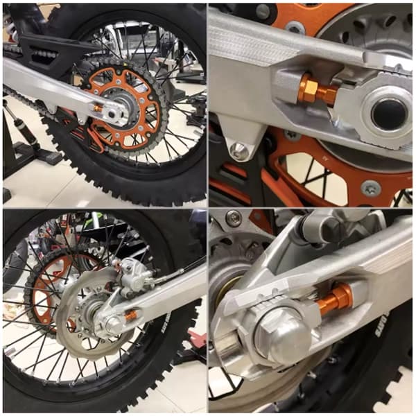 پیچ تنظیم زنجیر CNC مدل M10x50 مناسب برای انواع موتورسیکلت KTM Adventure — تصویر ۱۱