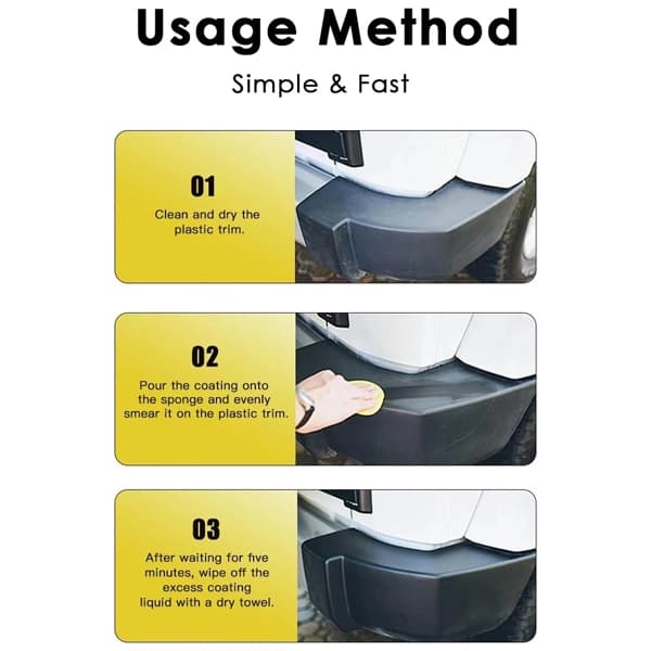 بازساز قطعات پلاستیکی برند ترتل واکس Turtle wax Trim Restorer — تصویر ۸