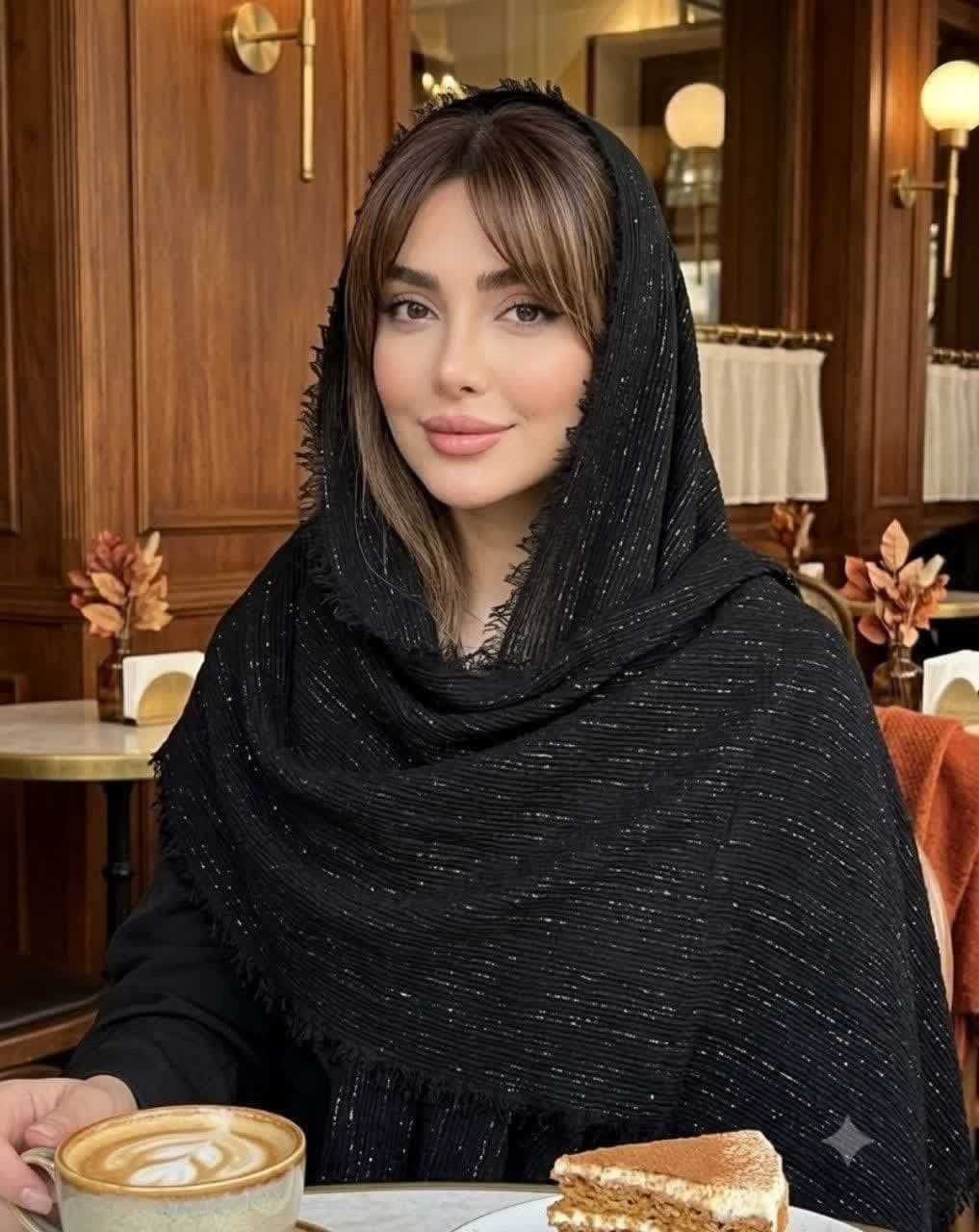 شال پلیسه لمه دار .وارداتی HPS نخی لمه دار قواره 185×70