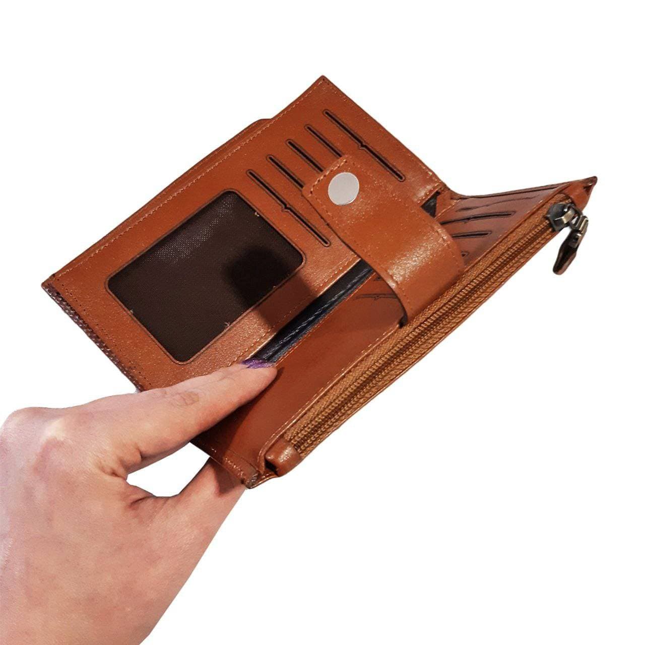 کیف پول اسپرت دستی تمام چرم گاوی کدC5-114 — تصویر ۵