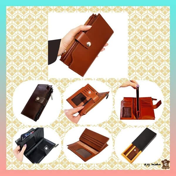 کیف پول اسپرت دستی تمام چرم گاوی کدC5-114 — تصویر ۳