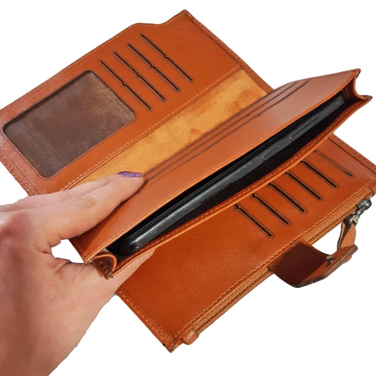 کیف پول اسپرت دستی تمام چرم گاوی کدC5-114 — تصویر ۷