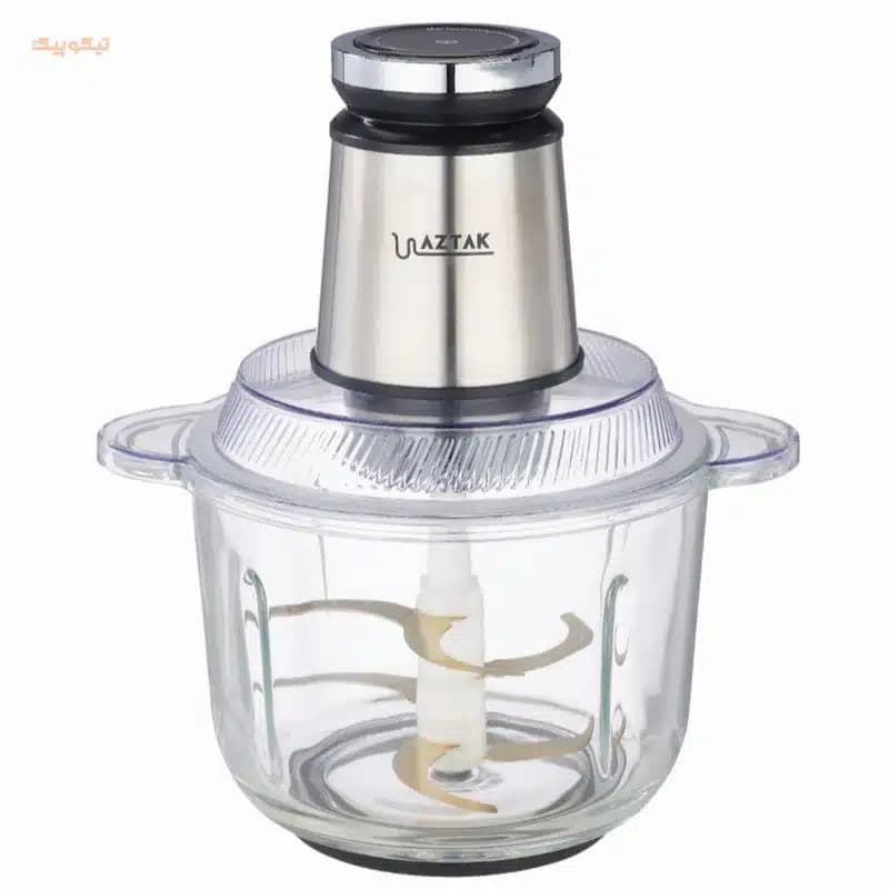 خردکن 300 میلیلیتری آزتک مدل AZ-8121 با موتور 900 وات و طراحی مدرن — تصویر ۳