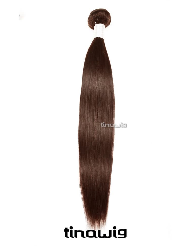 موی طبیعی سردوخت 50COLOR-6 قد 50 سانت مدل پروسس رنگ قهوه ای — تصویر ۵